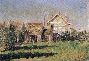 impressionist painter la valleuse port en bessin Sweden oil painting artist